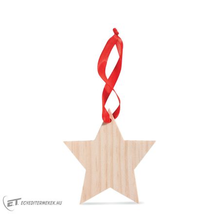 Csillag alakú dísz