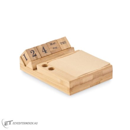 Bambusz asztali öröknaptár