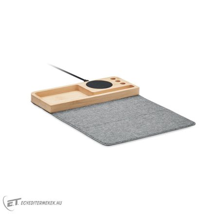 Vez.nélk. töltő bambuszból 15W