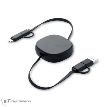 60W visszahúzható töltőkábel