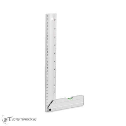 Alum. vízmérték vonalzó 30 cm