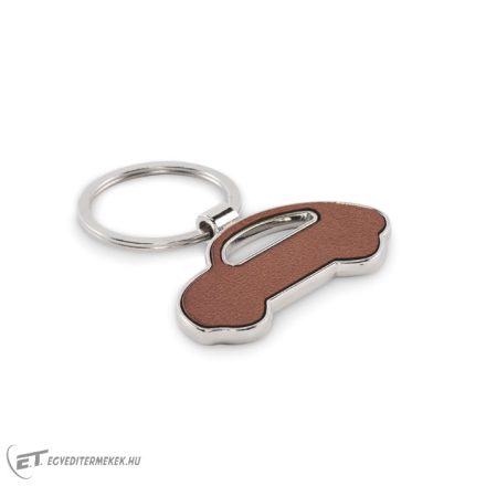 Autó kulcstartó PU betéttel