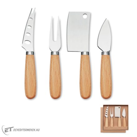 4 részes sajtkés készlet