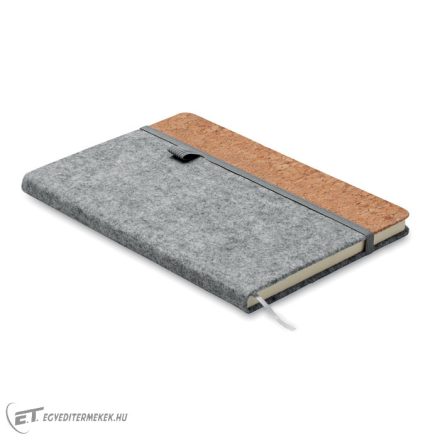A5 RPET filc és parafa notesz