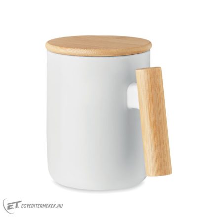 Porcelán bögre fedéllel 380 ml
