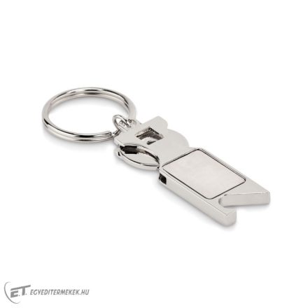 EUR érmés kulcstartó