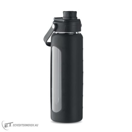 Üveg palack védőtokban 750 ml